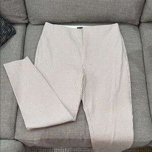 Women’s Checkered Pants - Tan